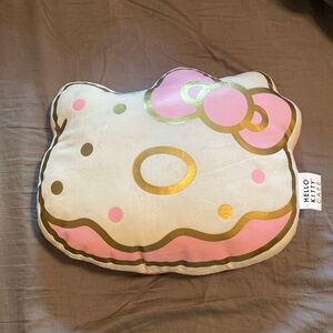 Hello Kittt Cafe donut pillow. New condition